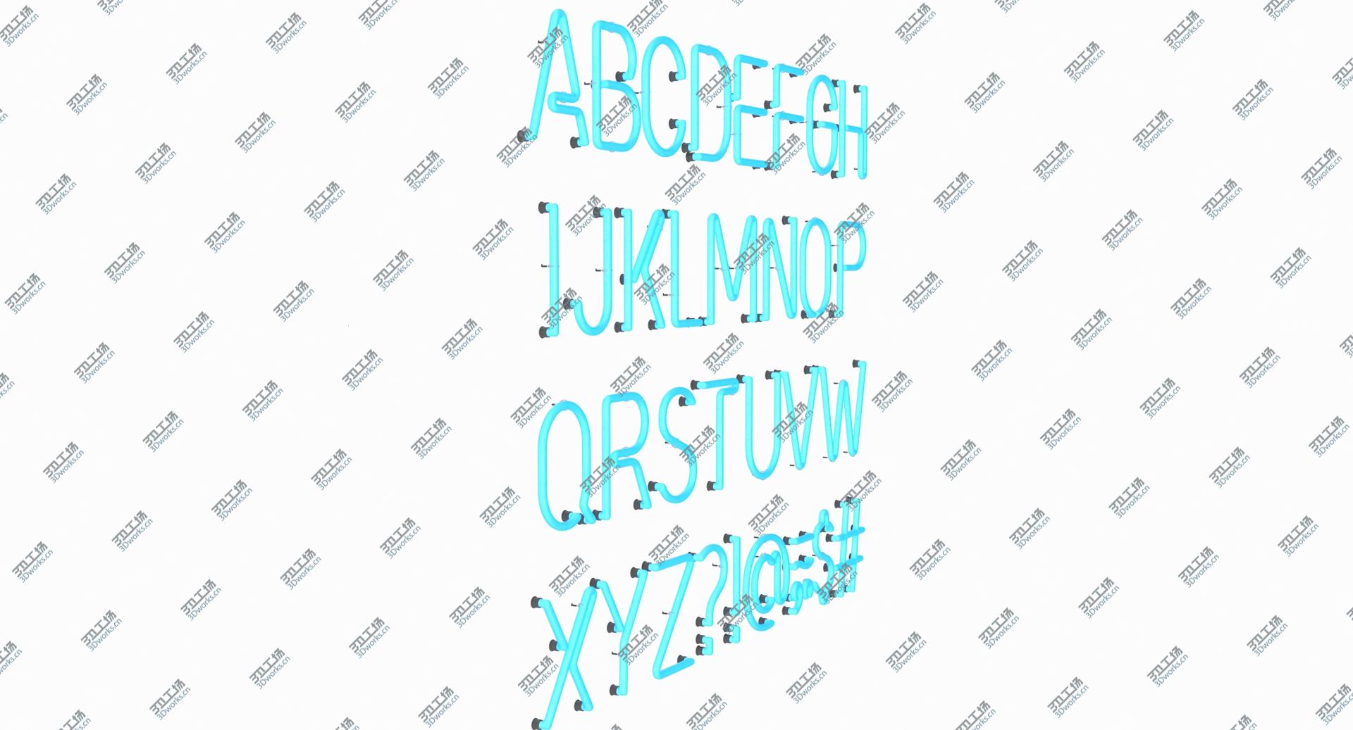 images/goods_img/202104023/Neon Letters Alphabet 3D model/3.jpg